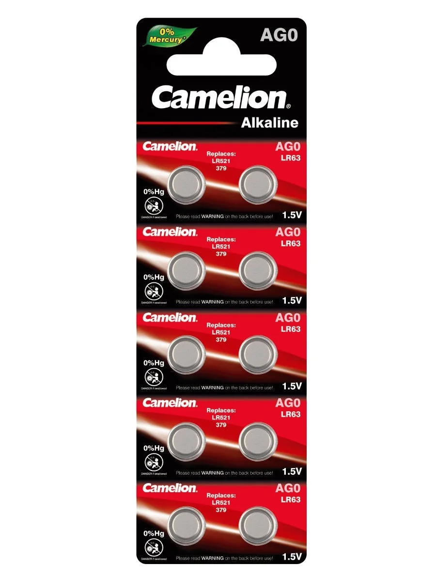 Э/п Camelion G0 (LR521) BL10|Аккумуляторы| |