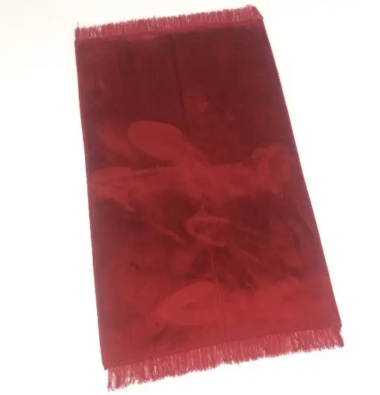 

Directionless Velor Prayer Rug Claret Red(muslim islamic gift سجاد صلاة مسلم هدية إسلامية sijad salat muslim hadiat 'iislamia