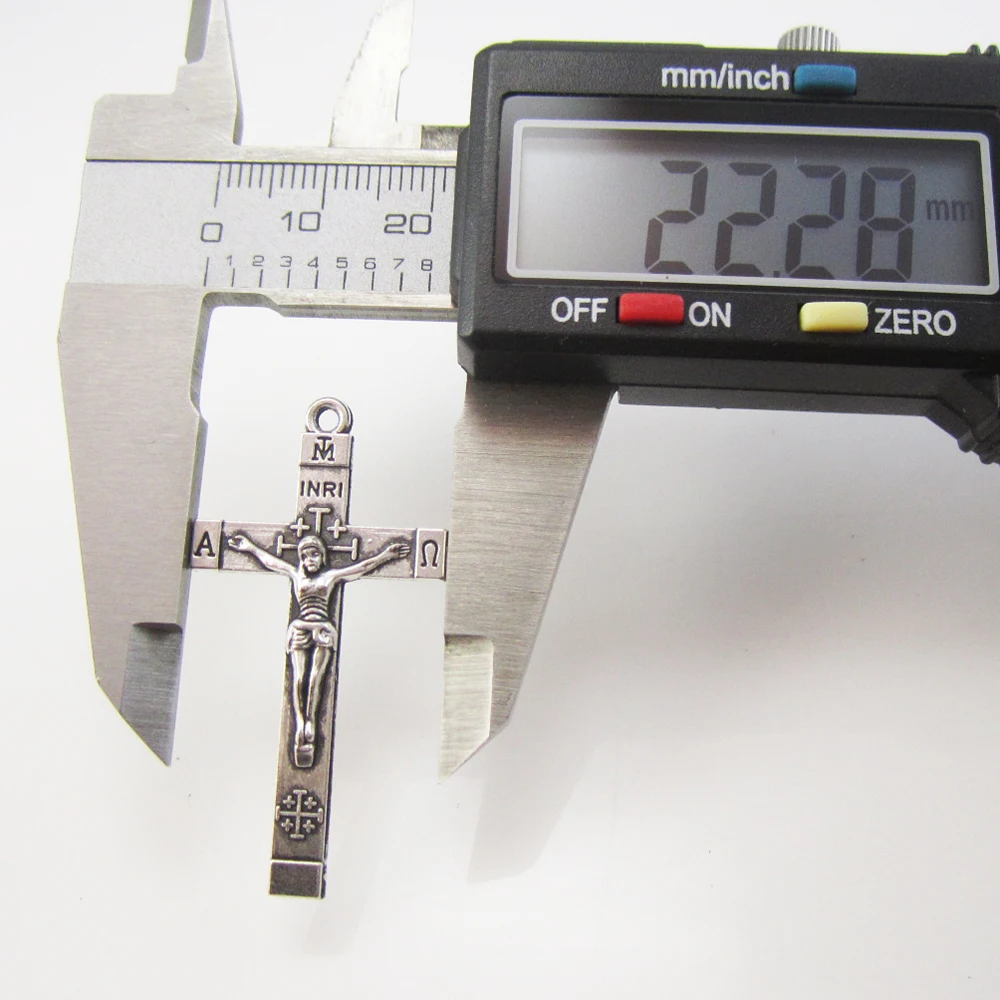 100 шт Jerusalem Розария ожерелье Подвесной крест с распятием|pendant camera|pendant discpendant jade |