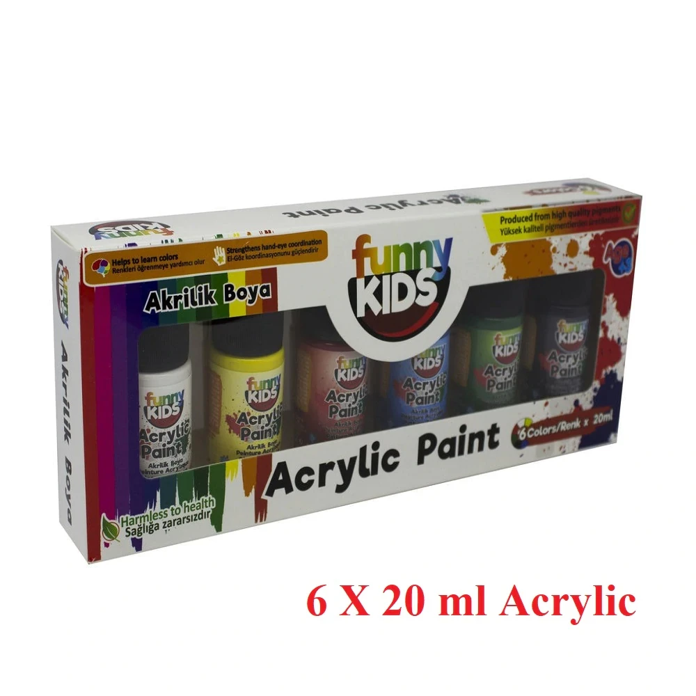 Набор акриловых красок 6/12 цветов супер яркая ткань холст стекло дерево