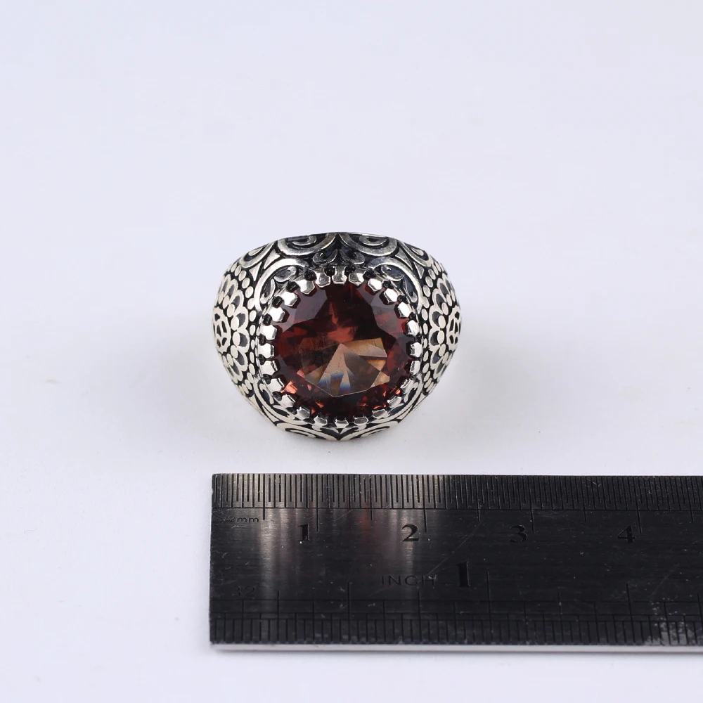 

Handmade Mens Silver Zultanite Ring, Man 925 Silver Ring, Color Changing Zultanite Ring, Silver Handmade Round Zultanite Ring