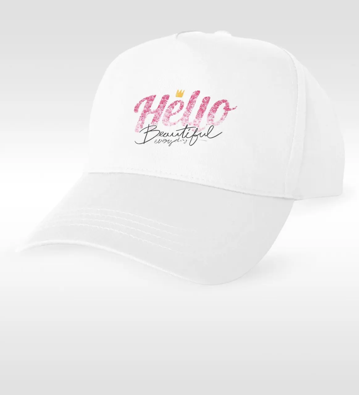 

Personalized Printed White Hat-11