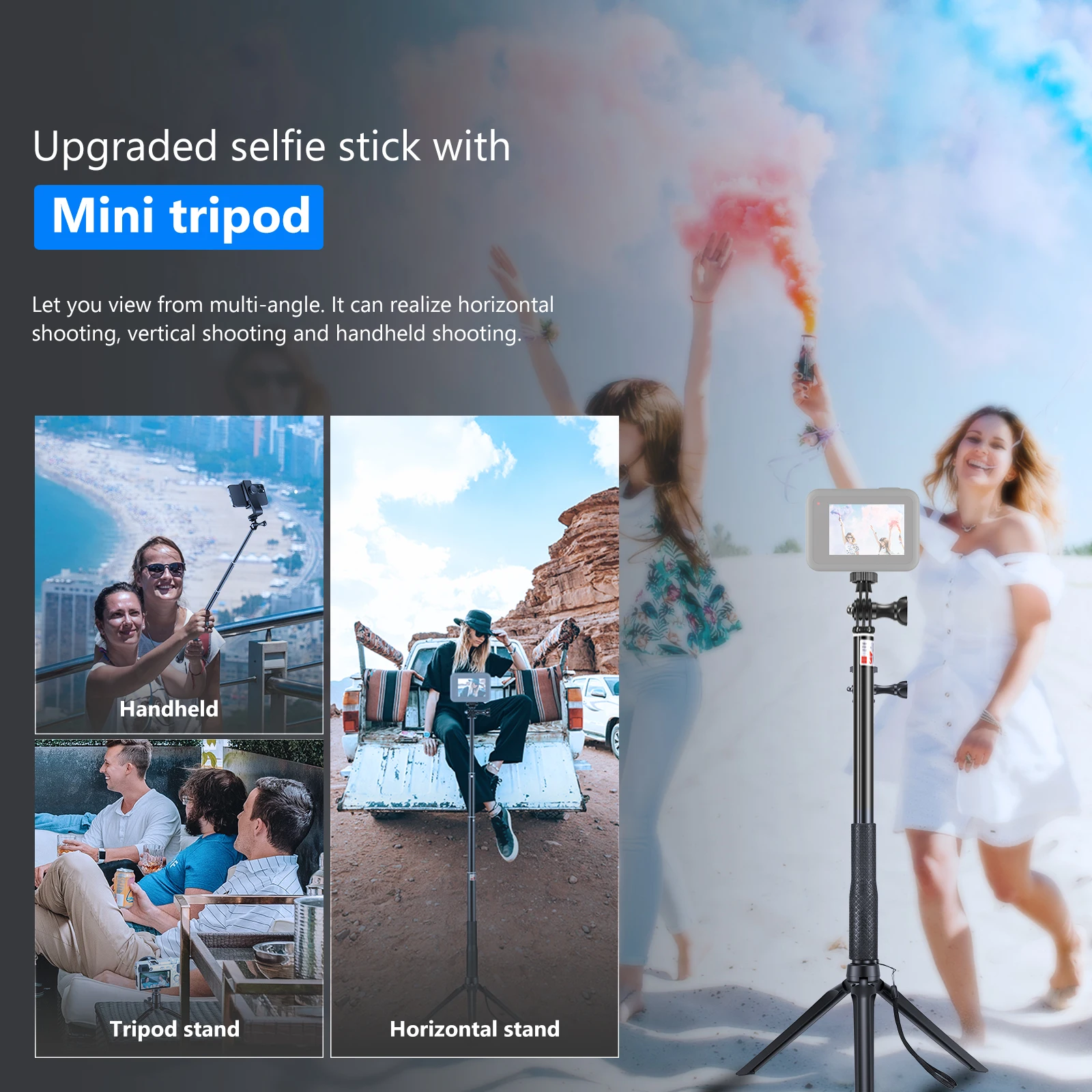 Обновленный набор аксессуаров для экшн-камеры Neewer 50 в 1 GoPro Hero 9 8 Max 7 6 Session Fusion Insta360