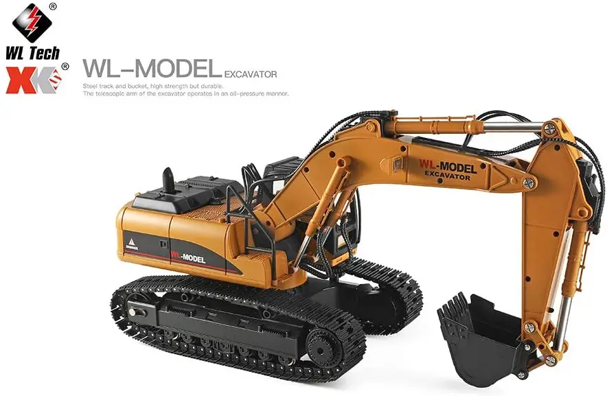 MODELTRONIC экскаватор Профессиональный с металлическими цепями WL-MODEL 16800 2 4 ГГц 23