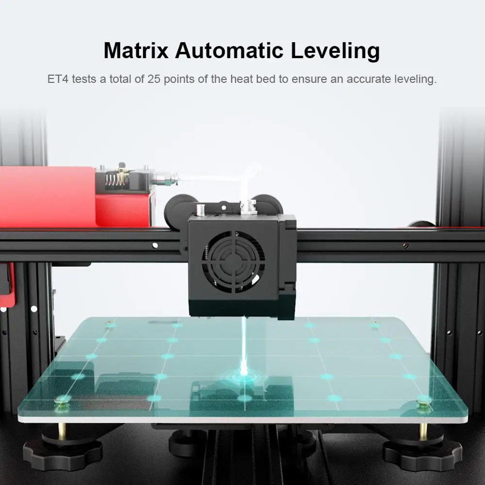 Anet ET4 FDM 3D принтеры DIY Kit частично собран Алюминий сплав Frame размера плюс 220*220*250 мм с