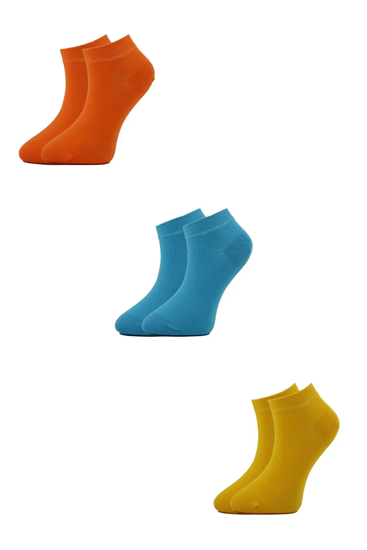 Unisex Colored Booties 6 Pack