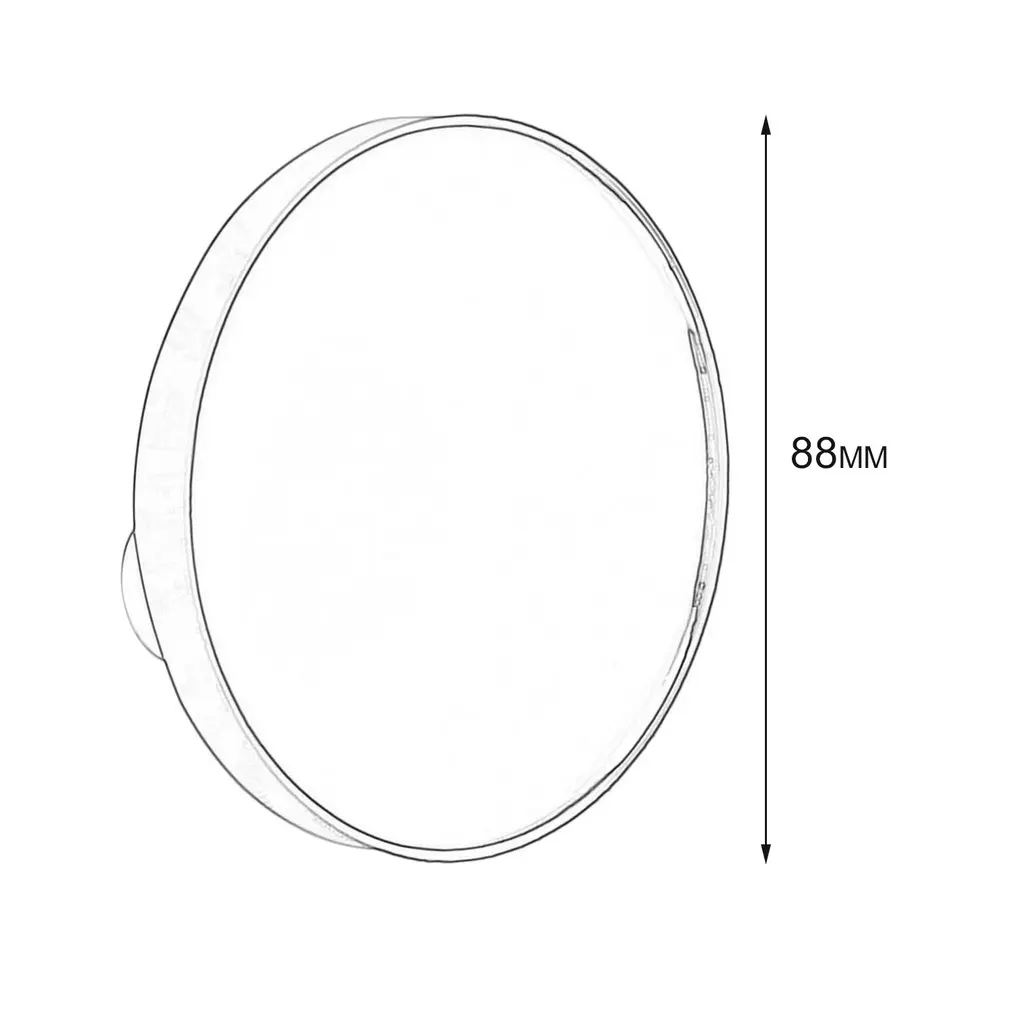 Корейское металлическое зеркало для макияжа Туалетные Зеркала настольное