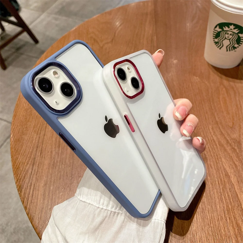 

High Quality Shockproof Silicone Phone Case on For iPhone 13 12 11 Pro Xs Max Protection Case iPhone X Xr 6s 7 8 Plus Back Cover