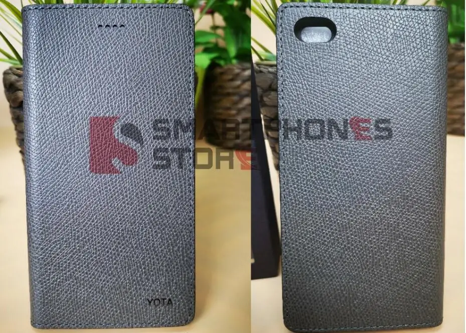 NCattle Leather Case Глобальная версия Yota 3+ Yotaphone3+ 64G/128G Android 5,5 octacore двойной экран 5," FHD экран" сенсорный E-ink Snapdragon смартфон - Цвет: NCattle Leather Case