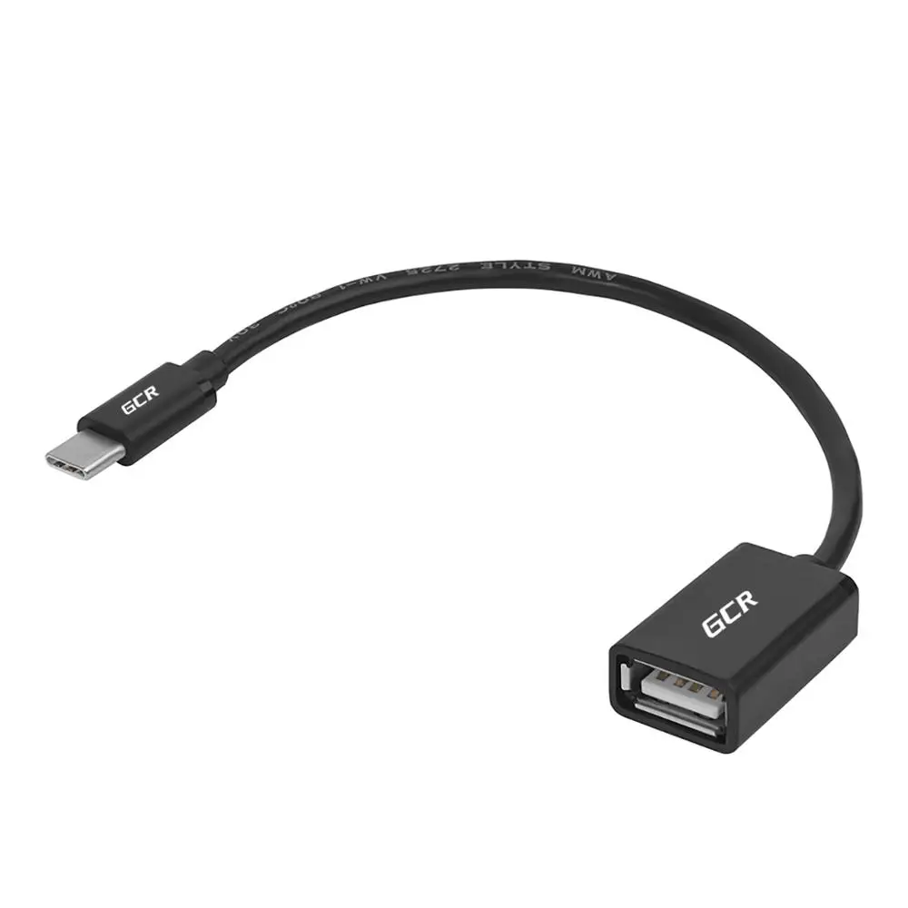 GCR Кабель переходник OTG адаптер Type C на USB провод для Redmi Xiaomi телефона шнур