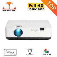 byintek k400 3lcd daylight 3300ansi movie 1080p full hd training projector for 300inch cinema education meeting advertise