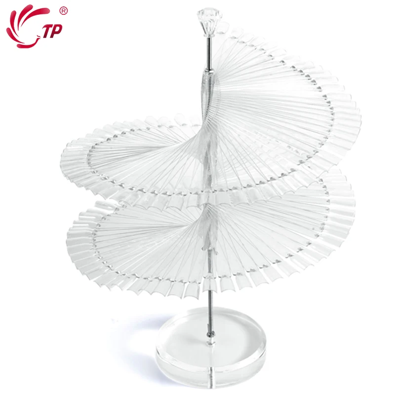 TP 120 палка/набор Веерная ложная стойка для дизайна ногтей подставка кончиков