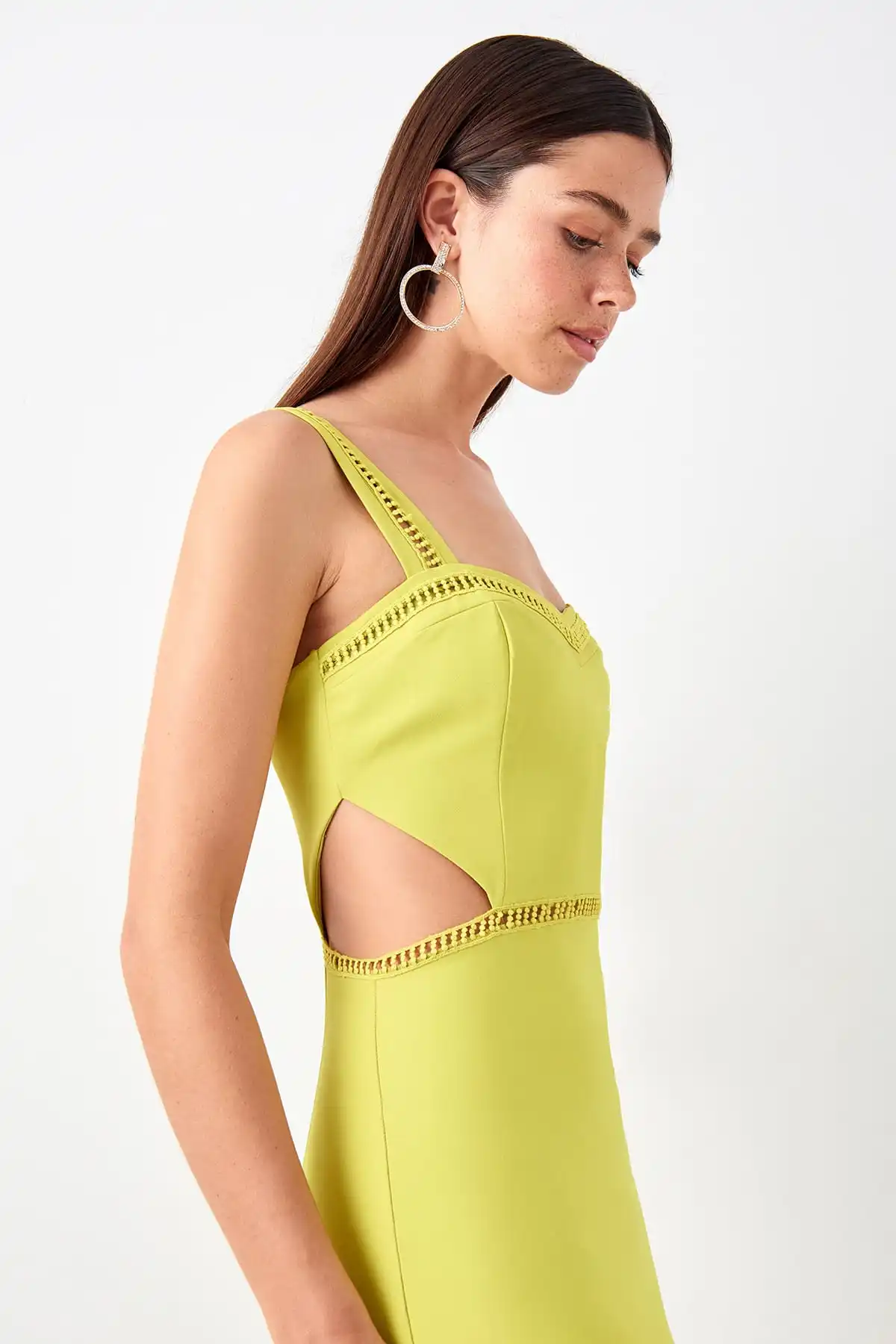 Trendyol аксессуар подробное вечернее платье TPRSS19FZ0458|Вечерние платья| |