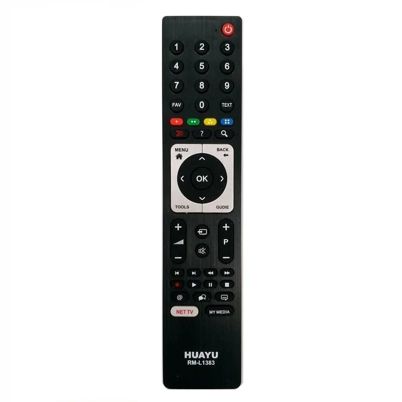 Пульт ДУ универсальный HUAYU для Grundig RM L1383 (корпус TP 7) LCD TV TP7187R(TP7) T1252 283C RN 906C RC GD1