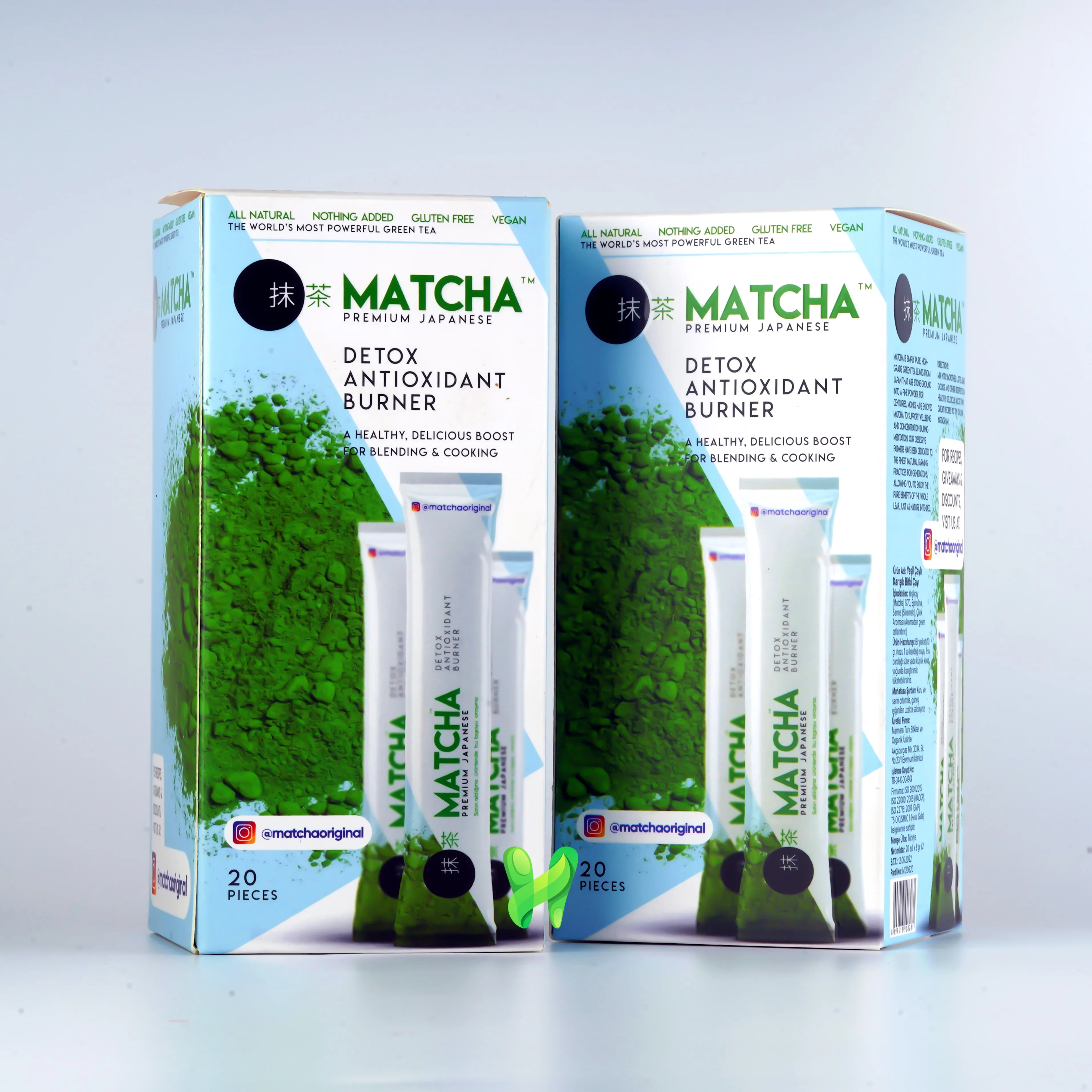 

Japanese Matcha Tea, for a Healthy Body (Energetic and Graceful), 20 Envelopes