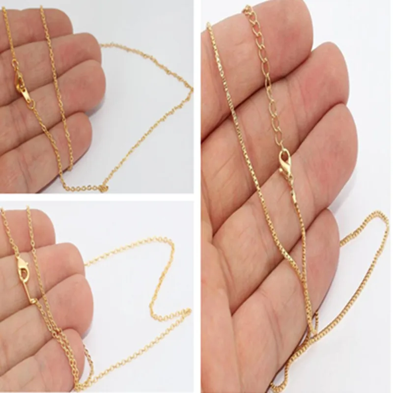 17&quot18&quot19&quot raw brass 24k Shiny Gold Plated Necklace (Nickel Safe Lead Safe).BXB336.CHK326.CHK365. BXB329.BXB345-1.BXB317. |