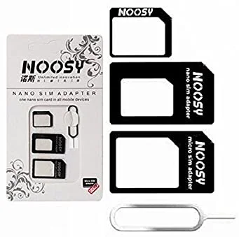 

Adaptador Chip Sim Para Celular - Nano Micro E Mini 4 Em 1 Noosy