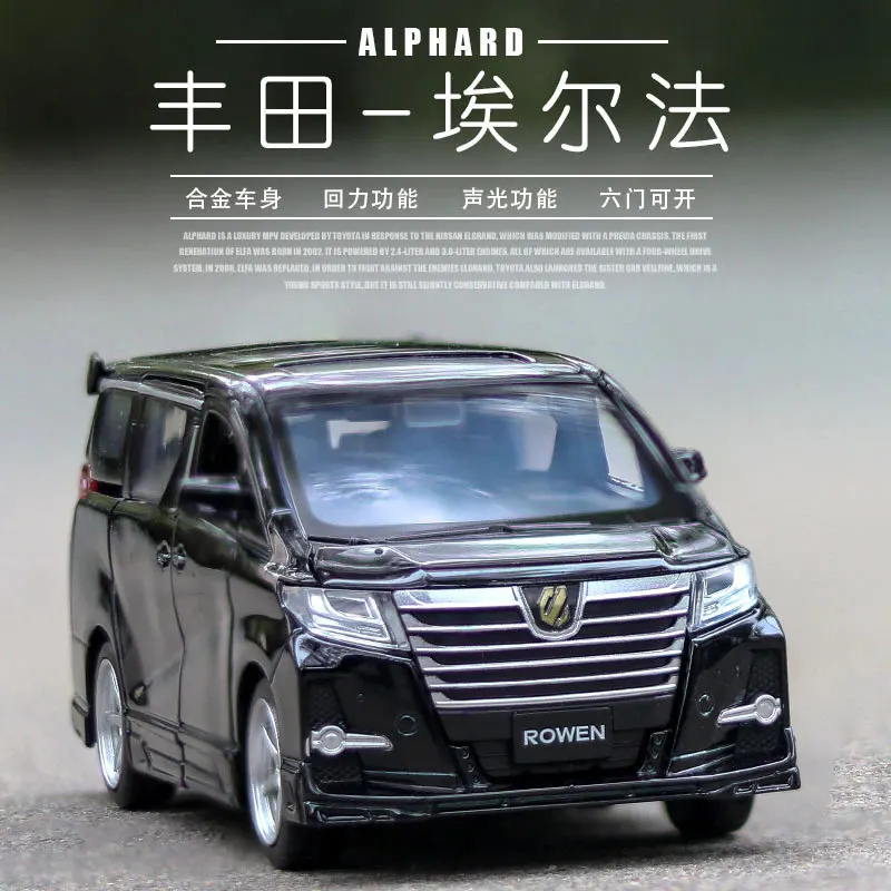 

Коллекционная лимитированная модель автомобиля jackirijk 1/32 Toyota Alphard