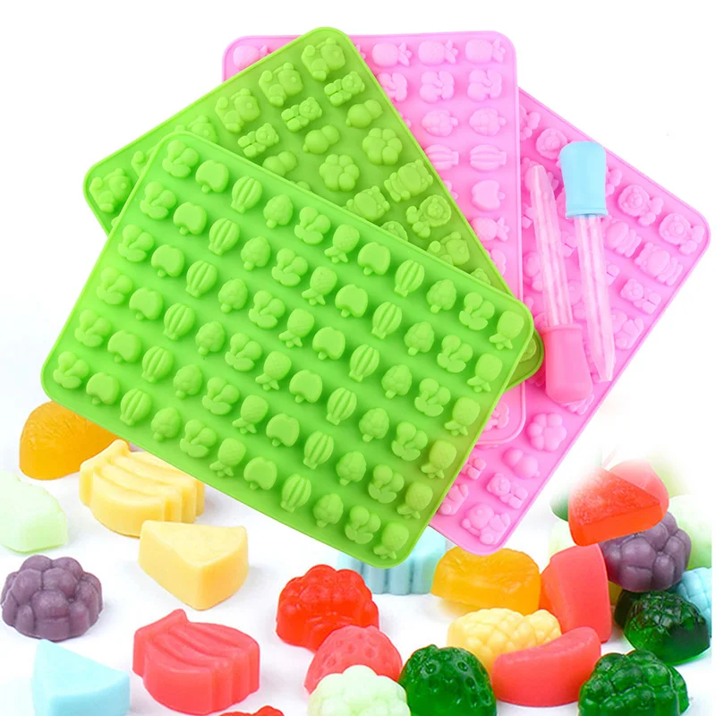 66-полости мини фрукты силиконовая форма для мастики ананас виноград яблоко