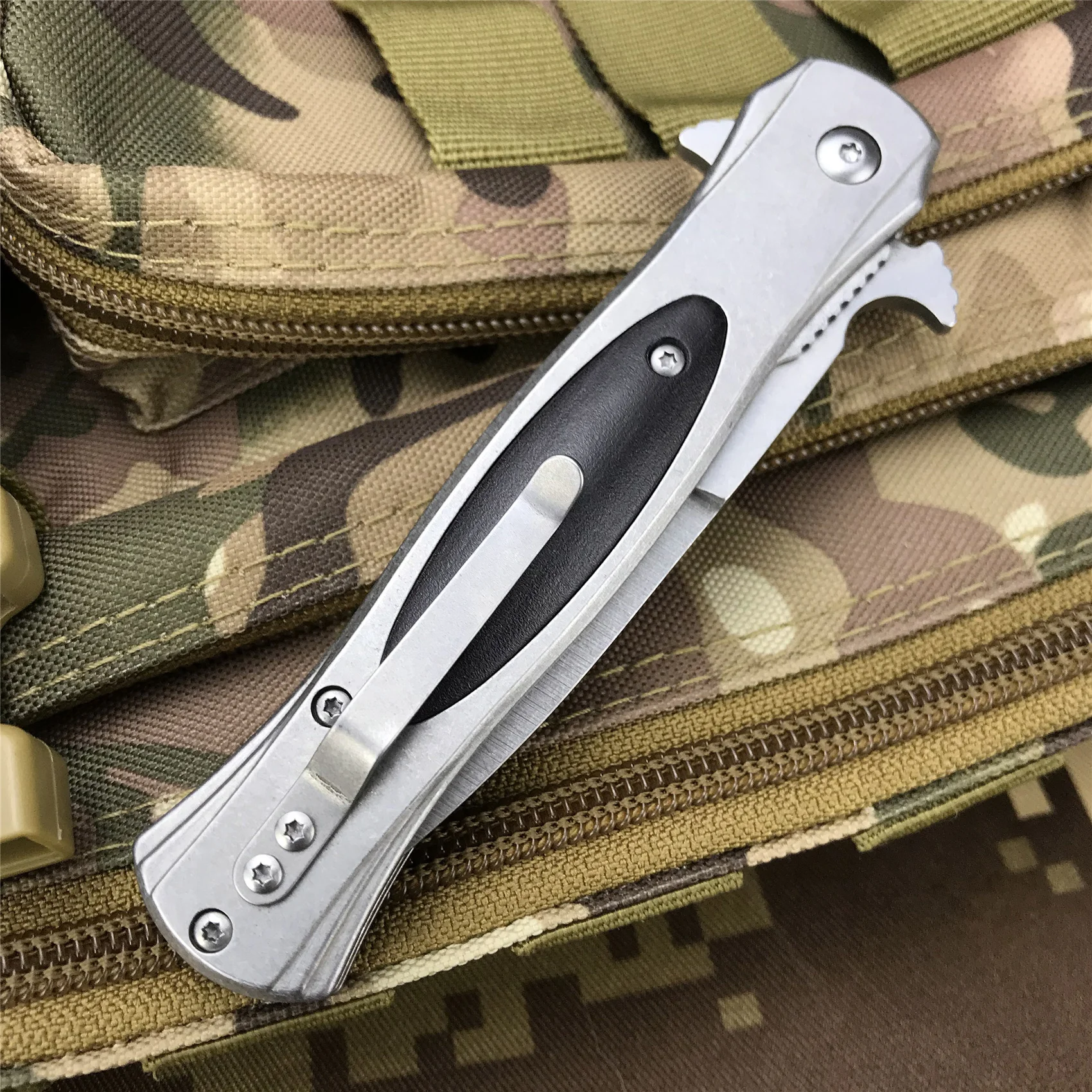 

SoG FOLDING KNIFE 440C Steel Blade & Handle Outdoor Self Defense Rescue Hunting Knife Psocket Fruit Knivses EDC Tools Survival