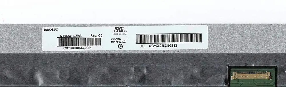 Для lenovo fru 5D10P54289 N156BGA-EA3 Rev.C2 неострая Замена ЖК-экрана ноутбука 15 6 дюйма 1366x768 HD |