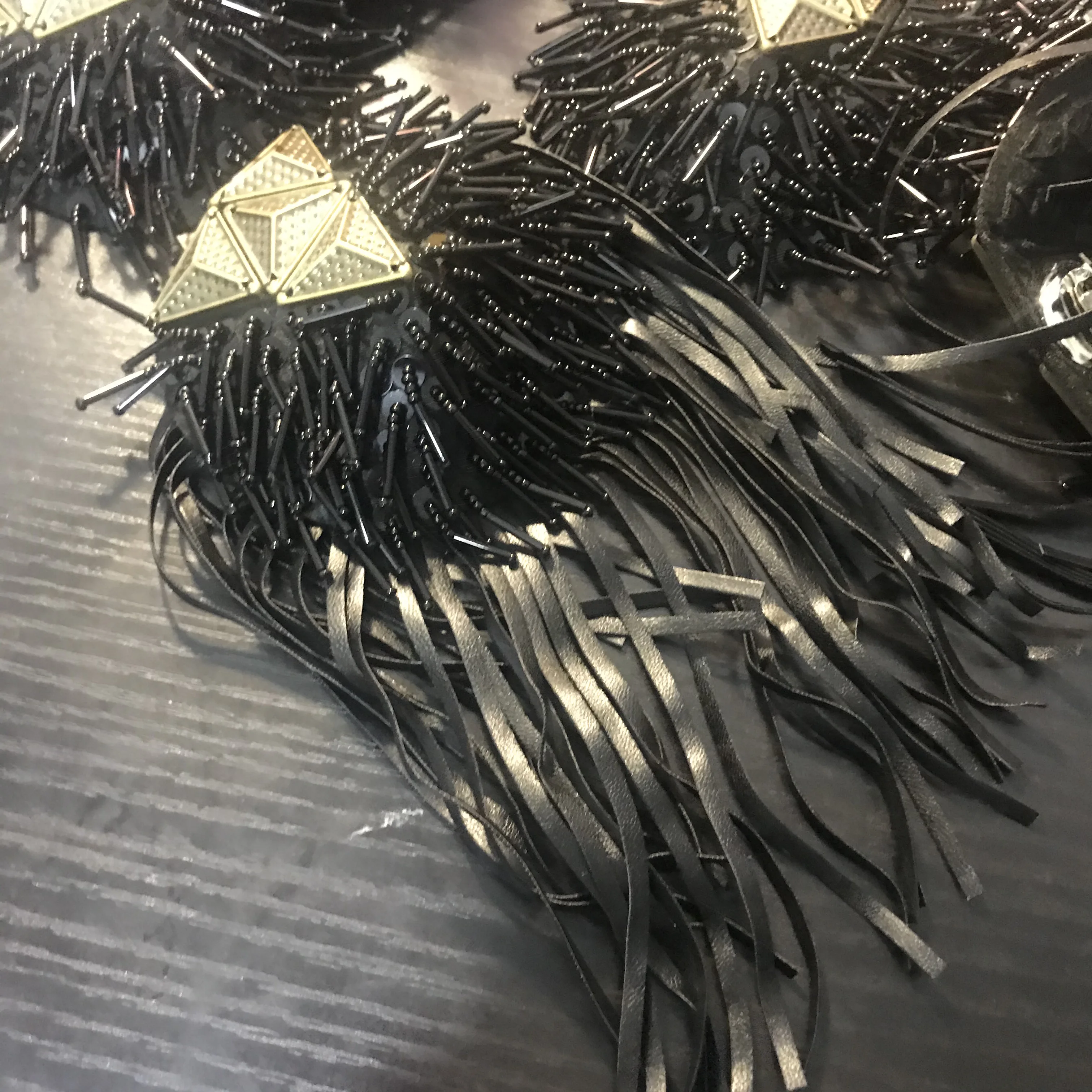 Эполета ручной работы ювелирные изделия кисточка большая брошь на плечо эполет с