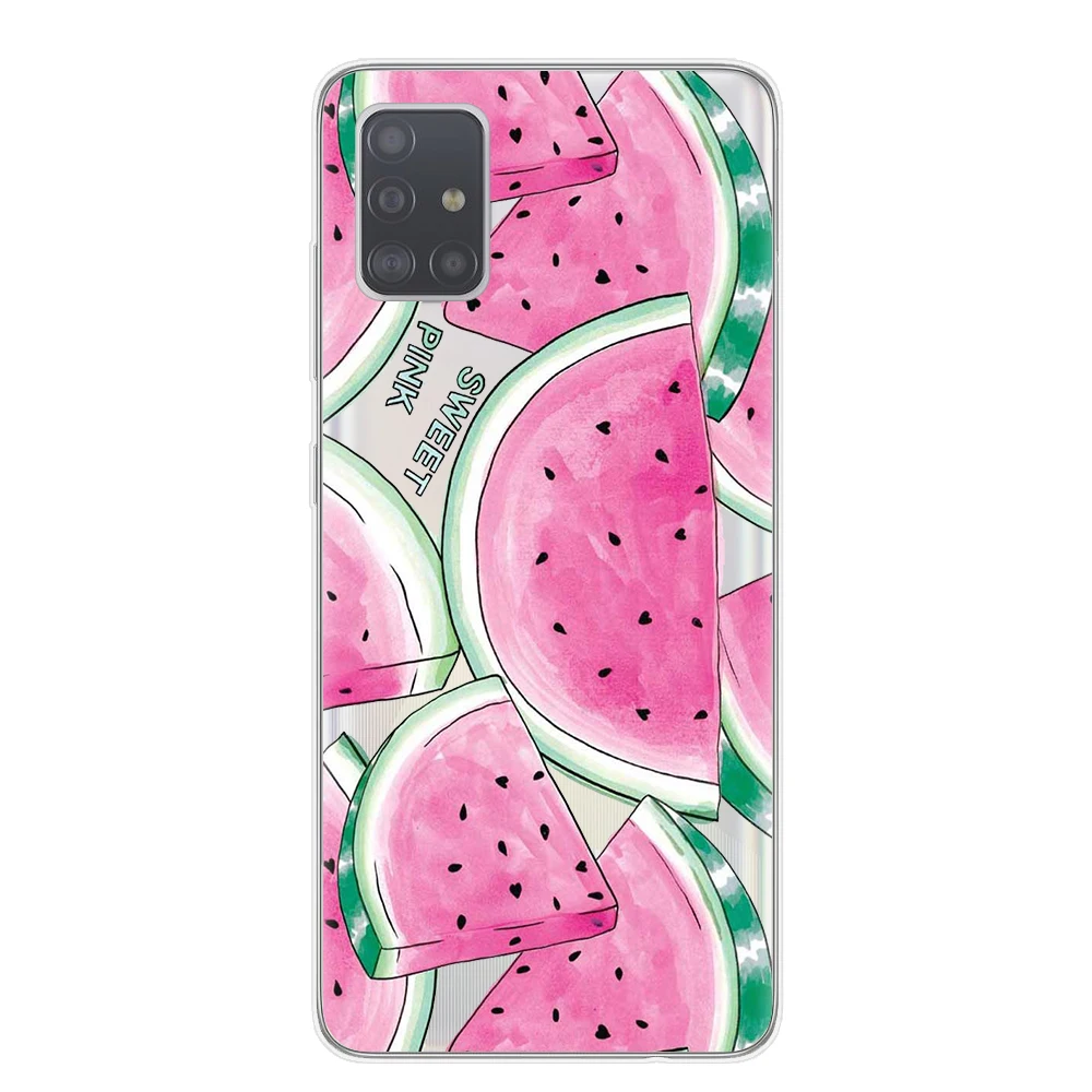 Ummer чехол для телефона с фруктовым арбузом бананом и ананасом Samsung S20 Plus Ultra A10 A20 A30