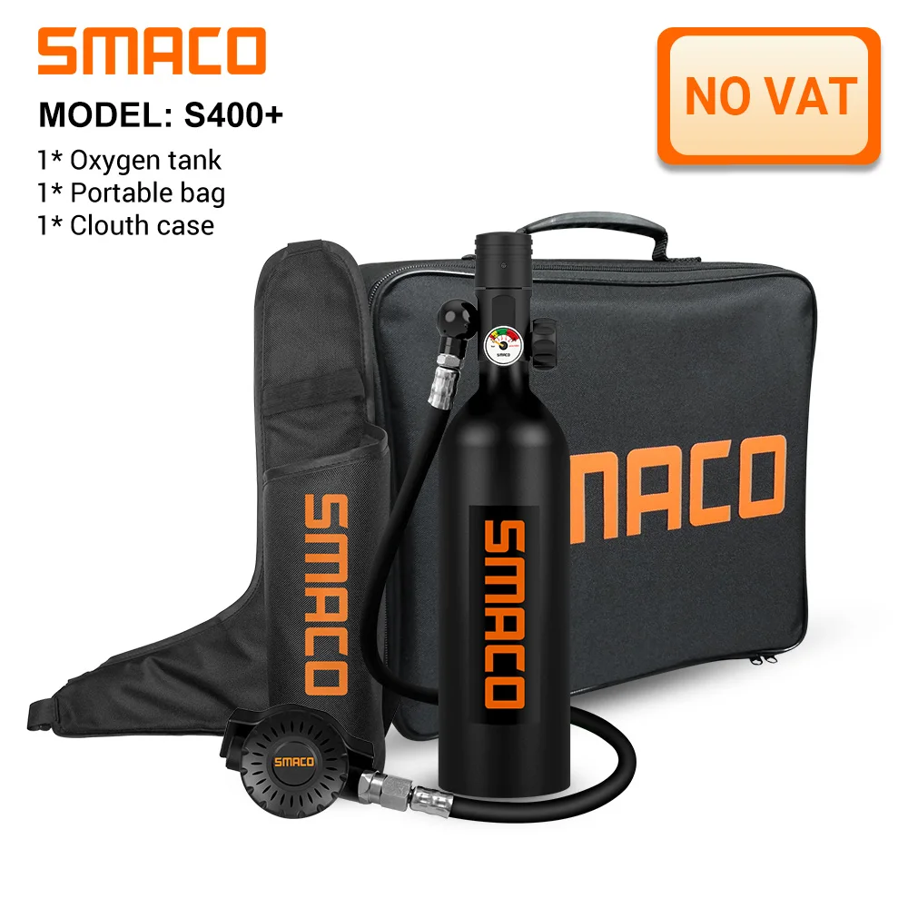 Smaco S400plus Мини резервуар для подводного плавания снаряжение цилиндр дайвинга без