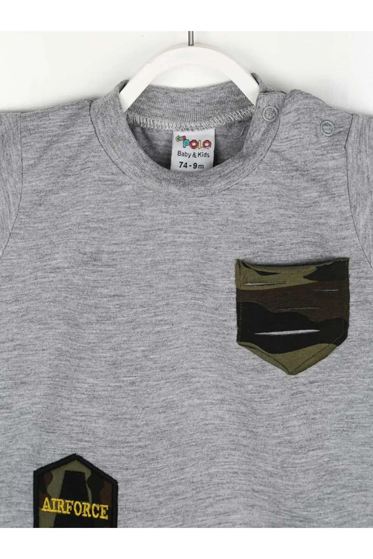 Серый Камуфляжный костюм с шортами для мальчиков |