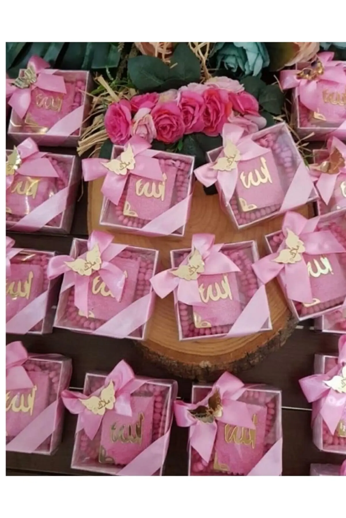 

Mini Quran Set with Scented Tasbeeh Rosary Ideas Eid Favors Hajj Muslim Favor Ramadan Mubarak Wedding Event New Baby Party Gifts