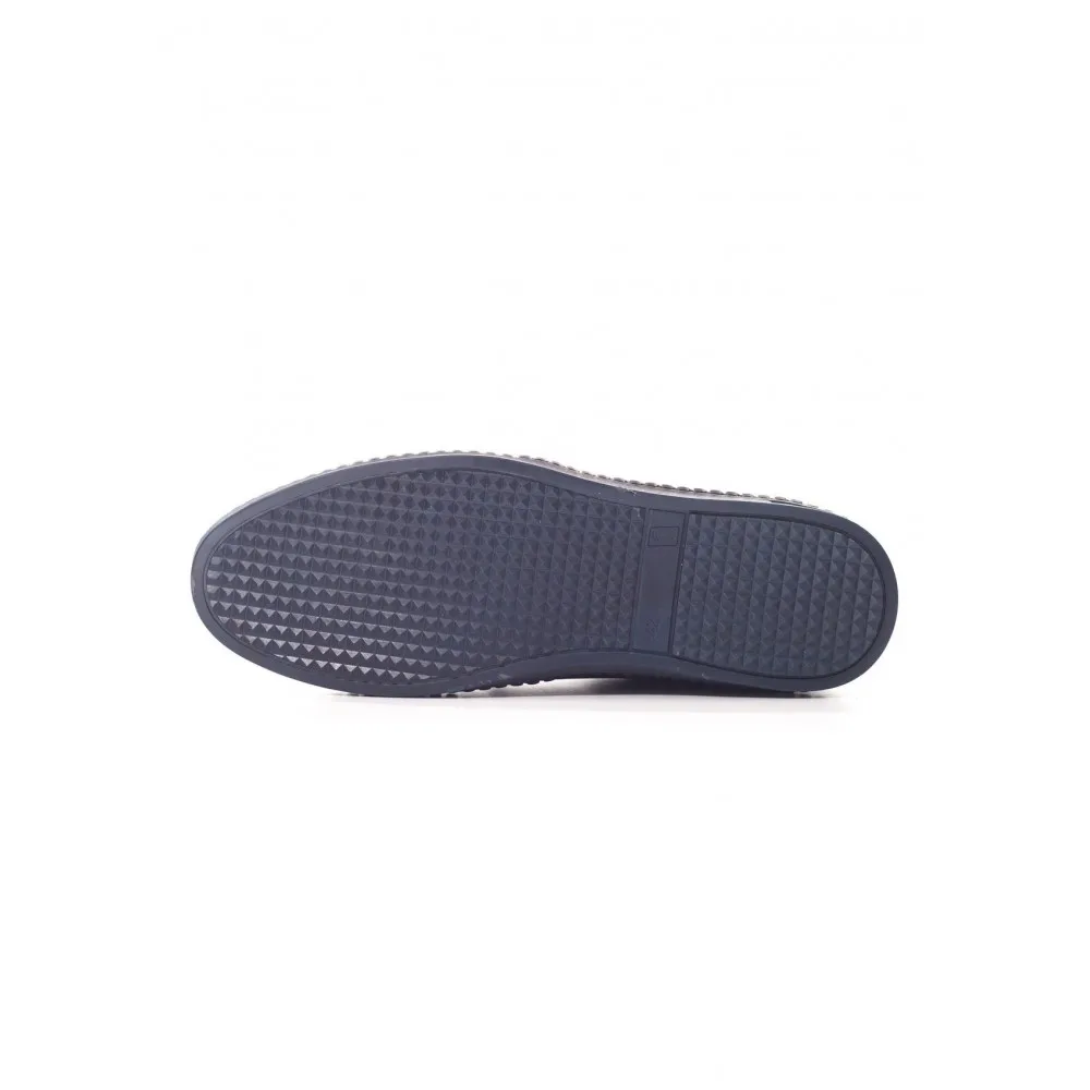 

Dark Blue Color Genuine Leather Nubuck New Season Fashion Comfortable Stylish Breathable Walking Lace-Up Casual Man Shoes