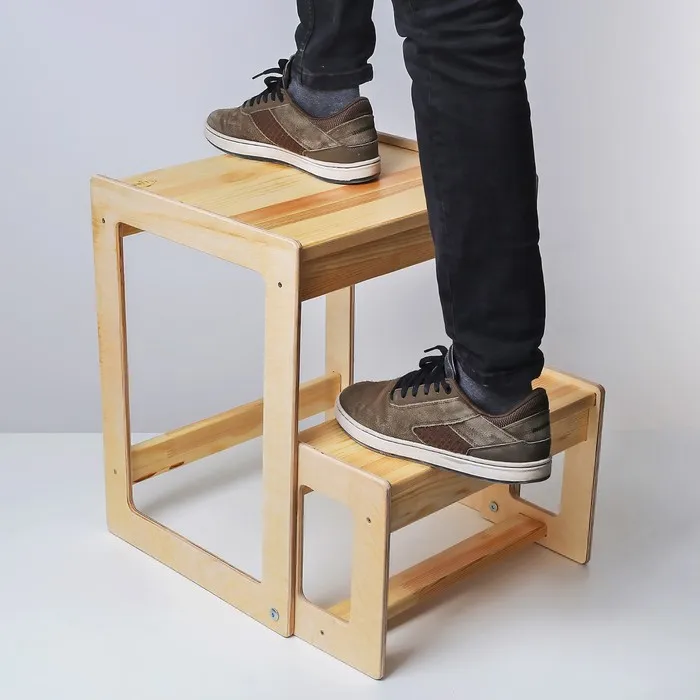 Banquette (stool-ladder) 3 B1 48x41x36 cm |