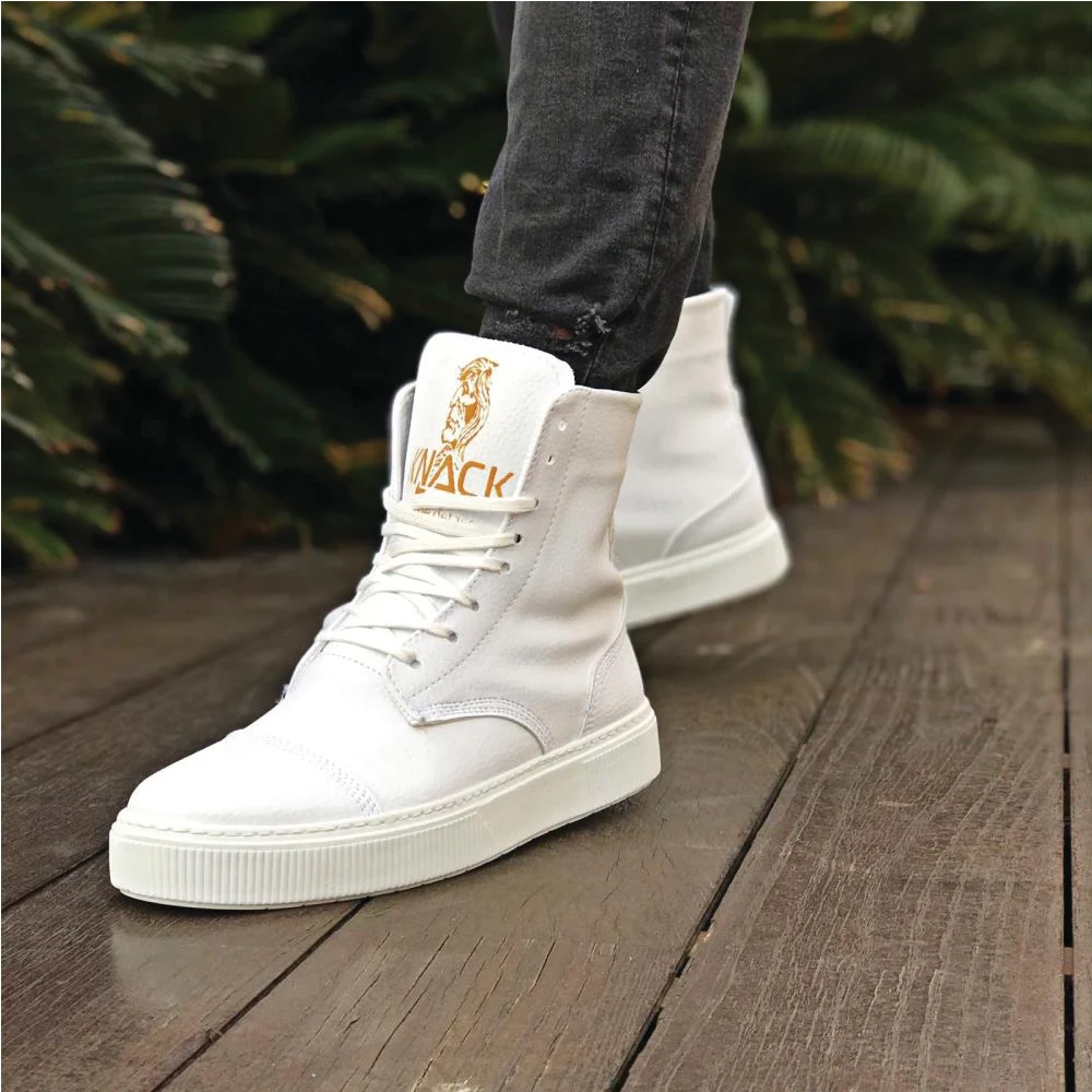 Knack Spor Bot 022 Beyaz Men Shoes We Deliver You With Reasonable Price And Fast Shipping New Sport Model Stylish Design | Обувь