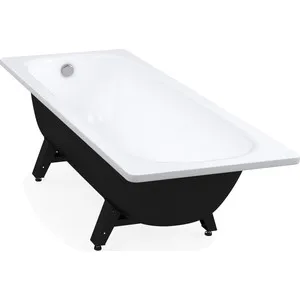 Ванна стальная ВИЗ Reimar 160x70 с ножками белая орхидея (R-64901 / 4607084496512) | Обустройство