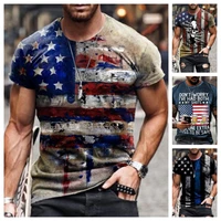 2022 mens t shirt american flag 3d printing t shirt summer round neck oversize muscle streetwear clothing tshirts men camiseta