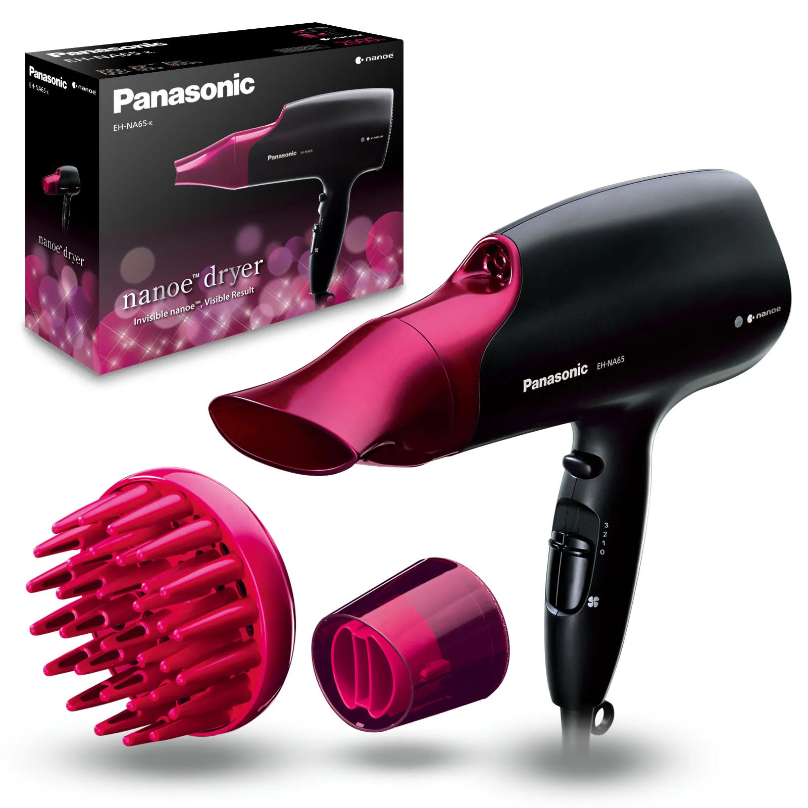 Фен Panasonic Nanoe care EH NA65 K865 + beauty box с подарками|Фены для волос| |