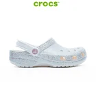 Оригинальные Классические блестящие детские белые тапочки Crocs 205441 - 159