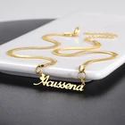 Индивидуальное ожерелье из мягкой змеиной цепи, Опциональная цепочка, стильное ожерелье-чокер, повседневное ношение