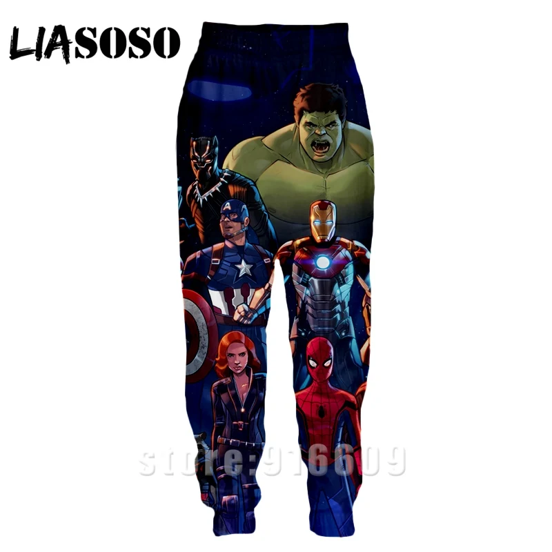 3d принт для мужчин и женщин Полная длина jogger дети Sweatpant зимние брюки с логотипом Халк Аниме Мстители повседневные забавные Топ спортивные брюки A368
