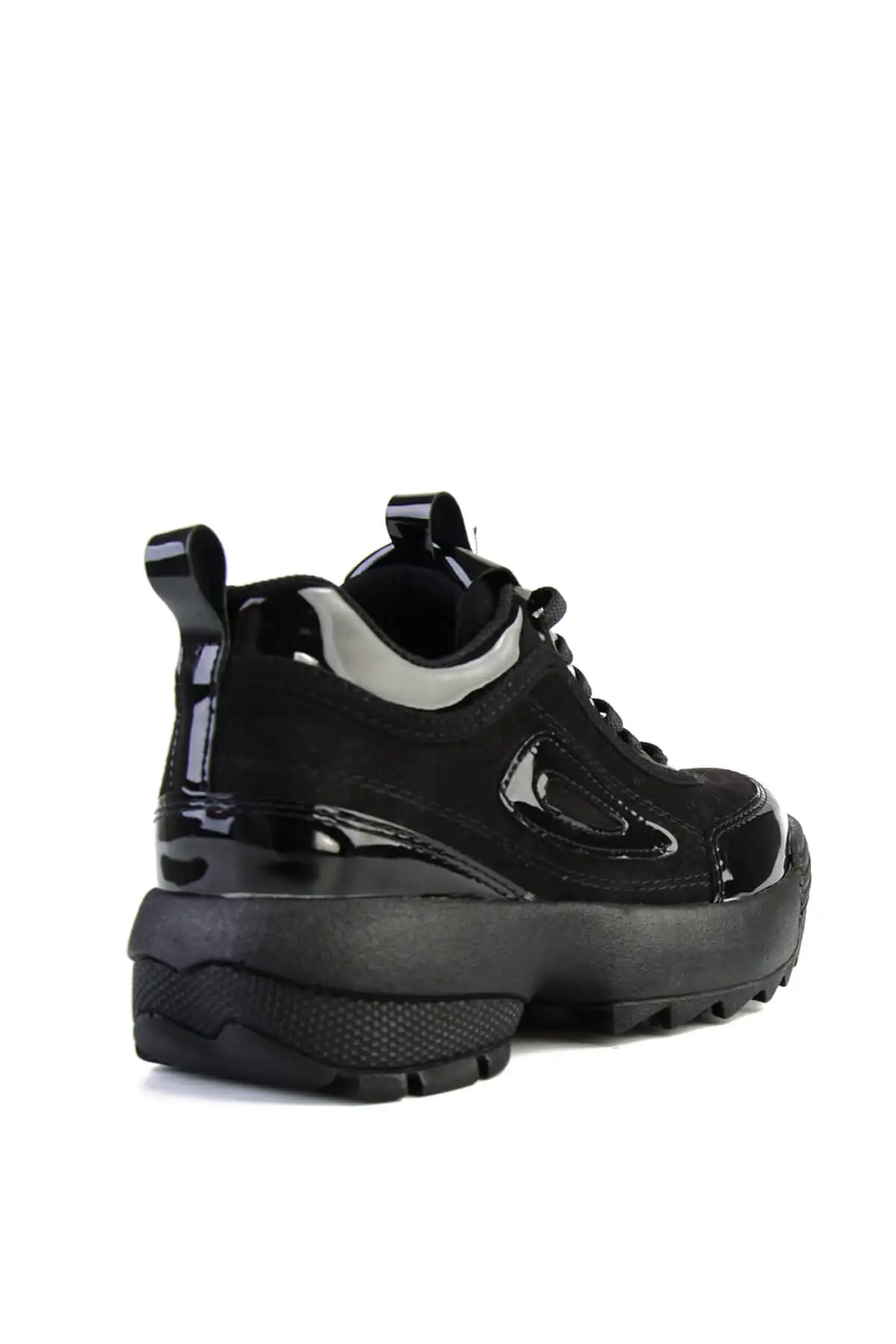 Bambi Black Suede Patent leather Women 'S Casual Shoes G0521204009 | Обувь