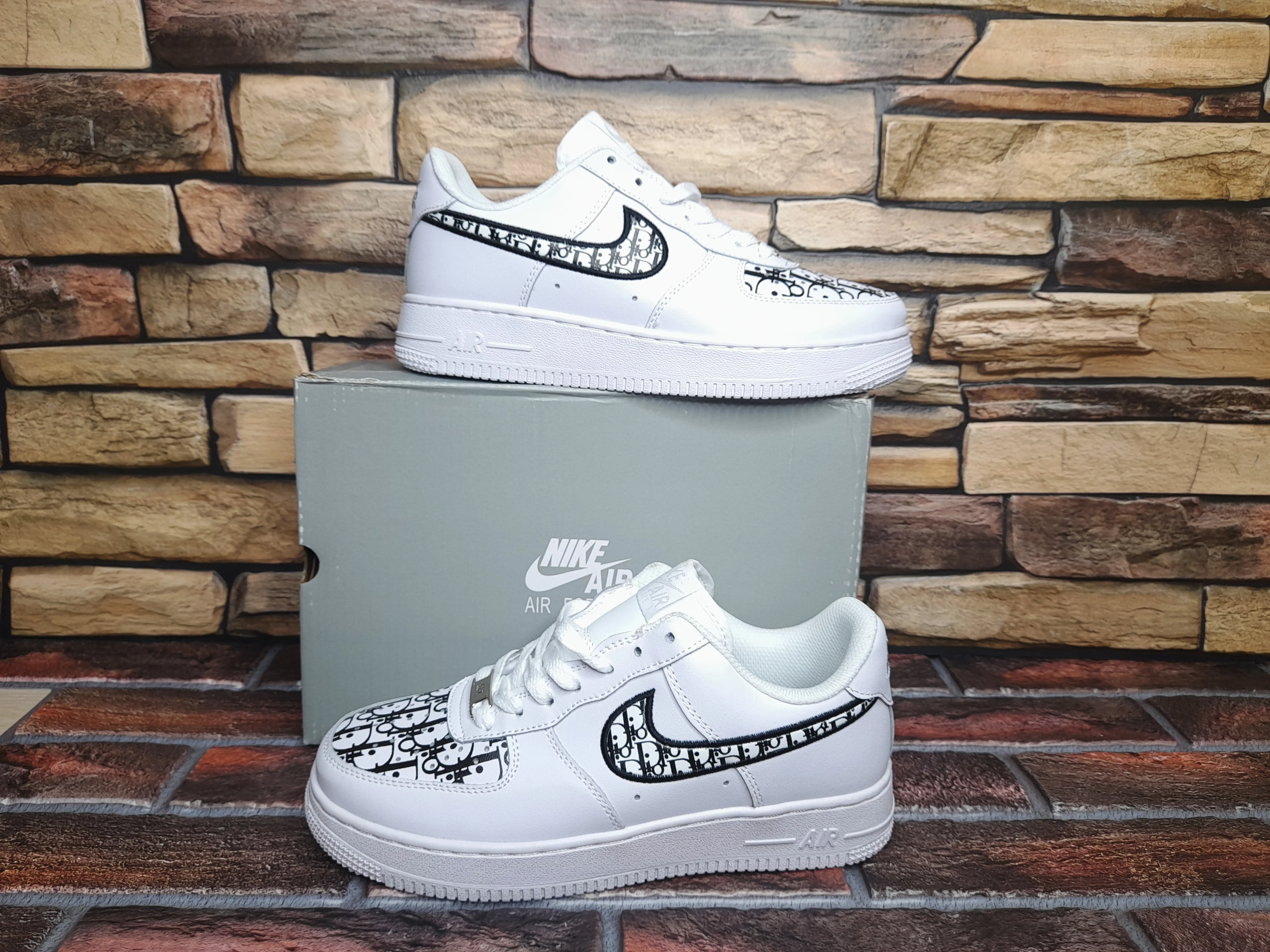 КРОССОВКИ ЖЕНСКИЕ DiorNIKE AIR FORCE1 | Кроссовки и кеды