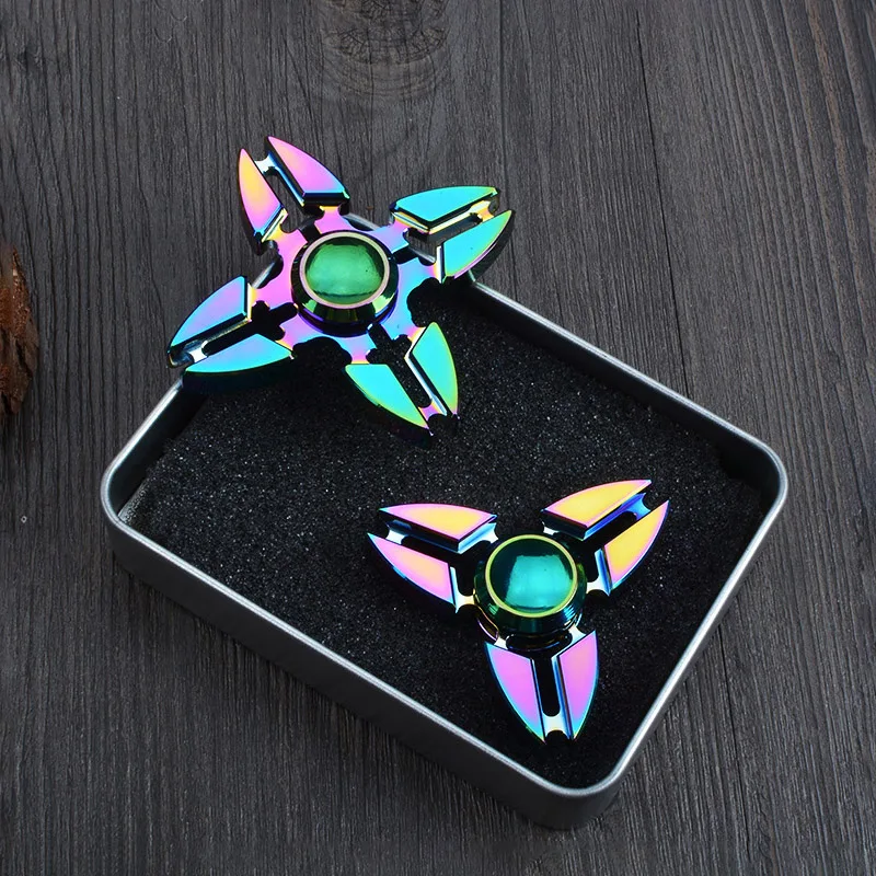 Спиннер фиджет с металлическим гироскопом антистрессовая игрушка игрушки