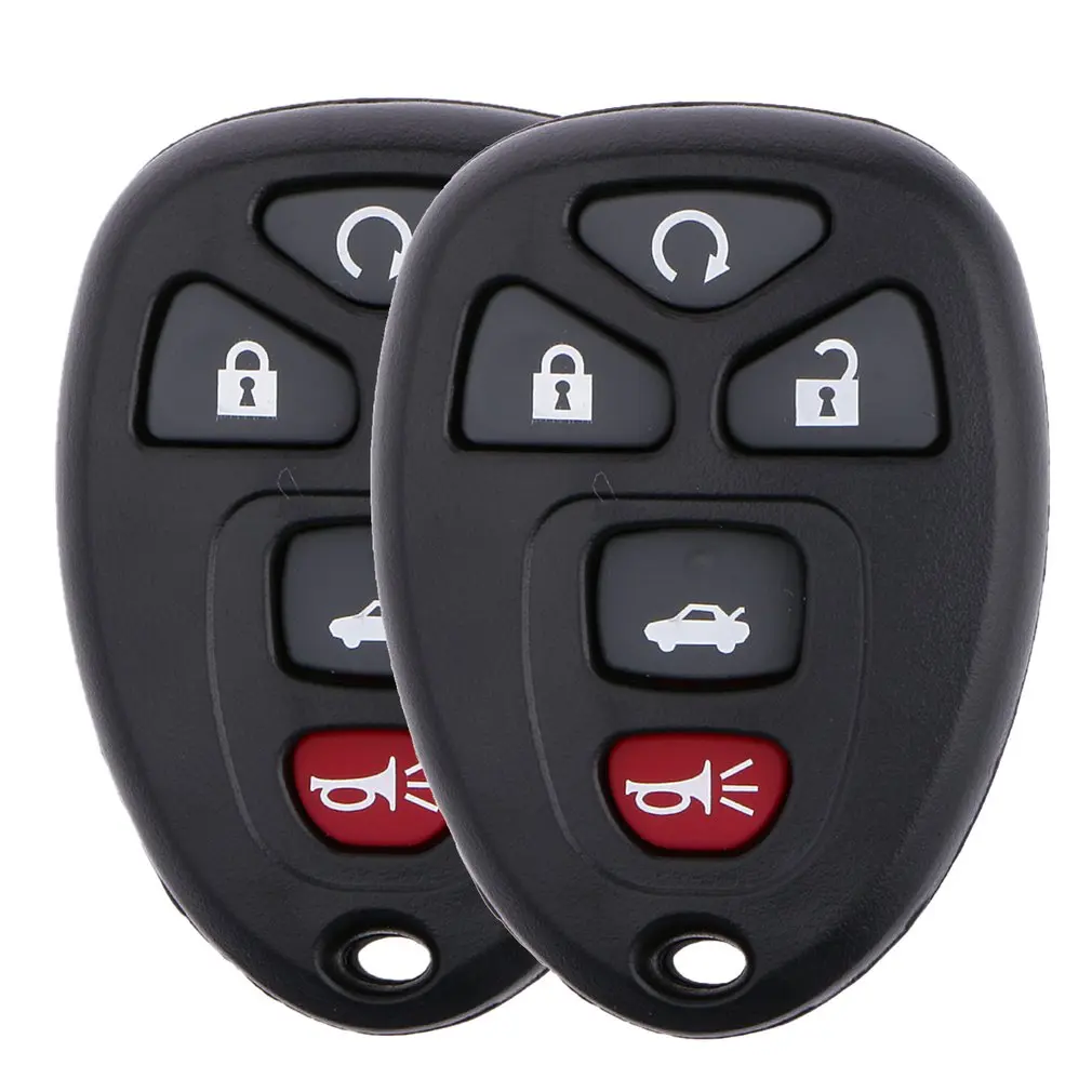 

2 Pieces 5 Button Remote Control Car Key OUC60270 315 Frequency Lightweight Flexible Automobile Keys