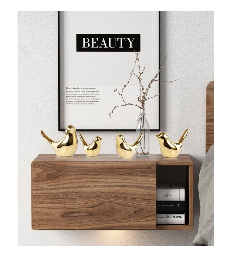 Золотые Птицы Маленькие скульптуры Декор для дома | Дом и сад