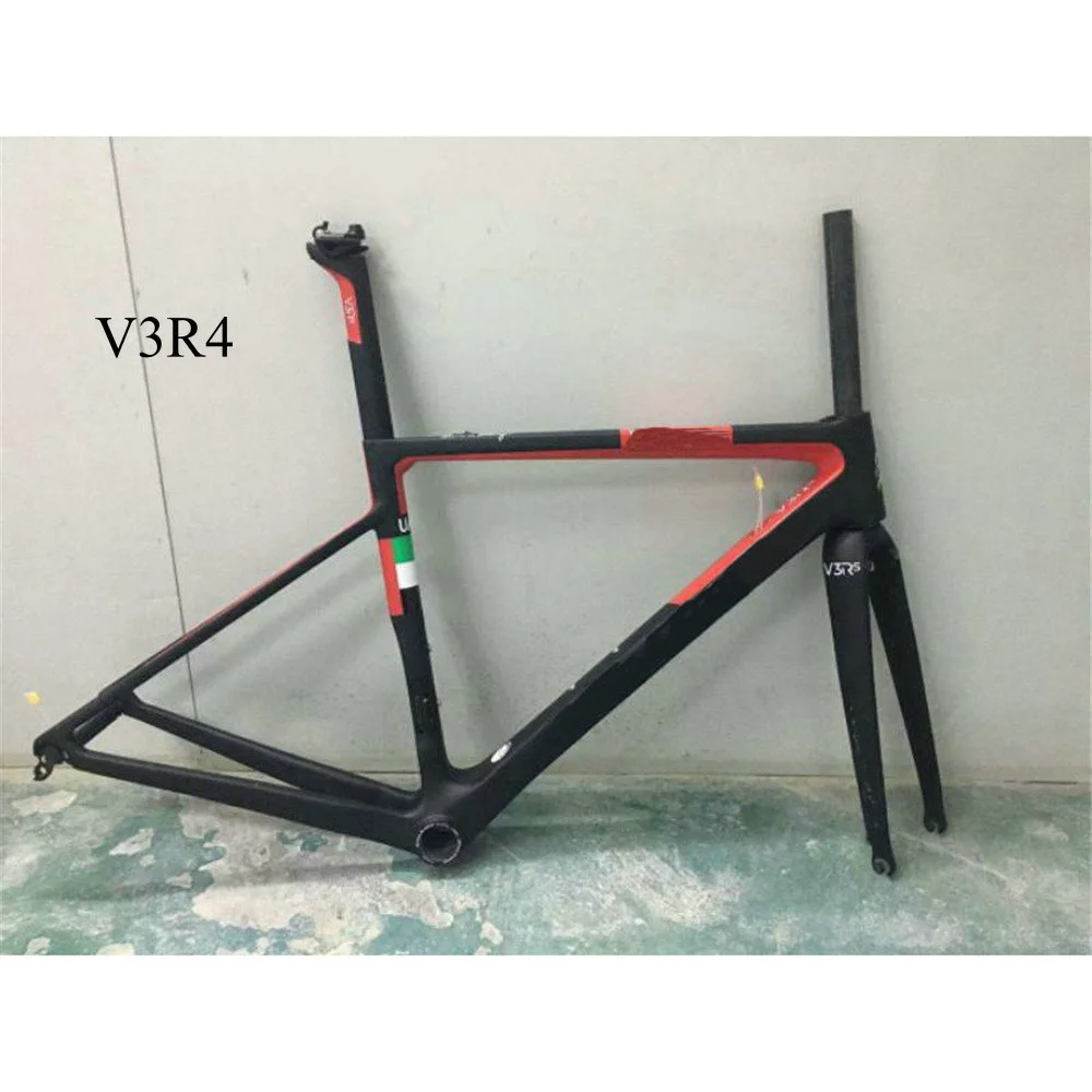 V3Rs Carbon Road Bicycle Frames T1100 UD 1:1 Road Frame Carbon Fiber Road Bicycle Frameset BB86 DPD/UPS