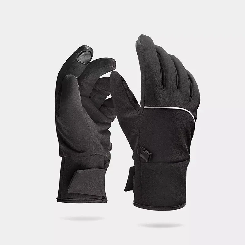 

New Youpin Qimian Outdoor Plus Fleece Warm Touch Screen Gloves Reflective Strip At Night Waterproof Nylon Fabric