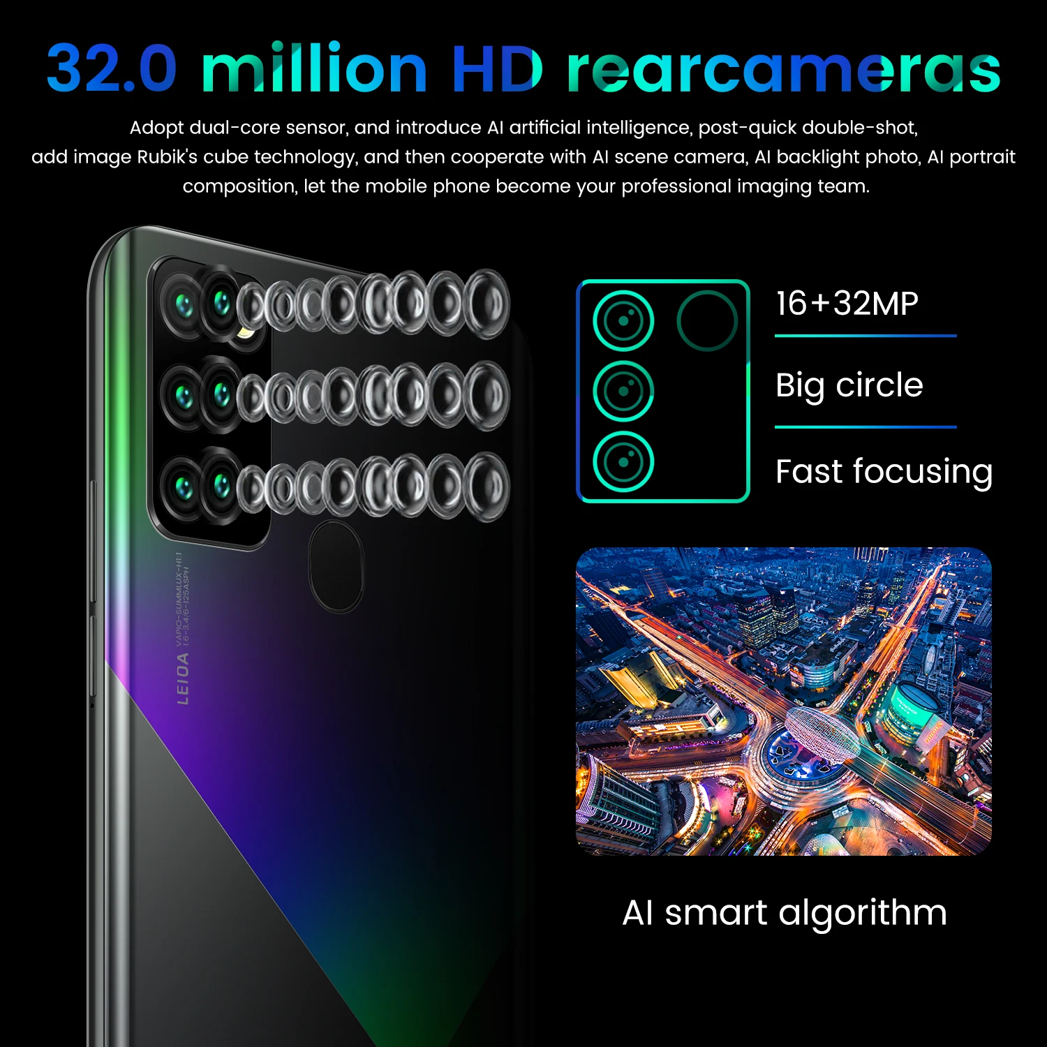 

Global Version Galay A71 8GB 512GB 5G Smartphone 6.8 MTK6598 10 core 4g network Mobile Phones Android 10 CellPhone Smart phone