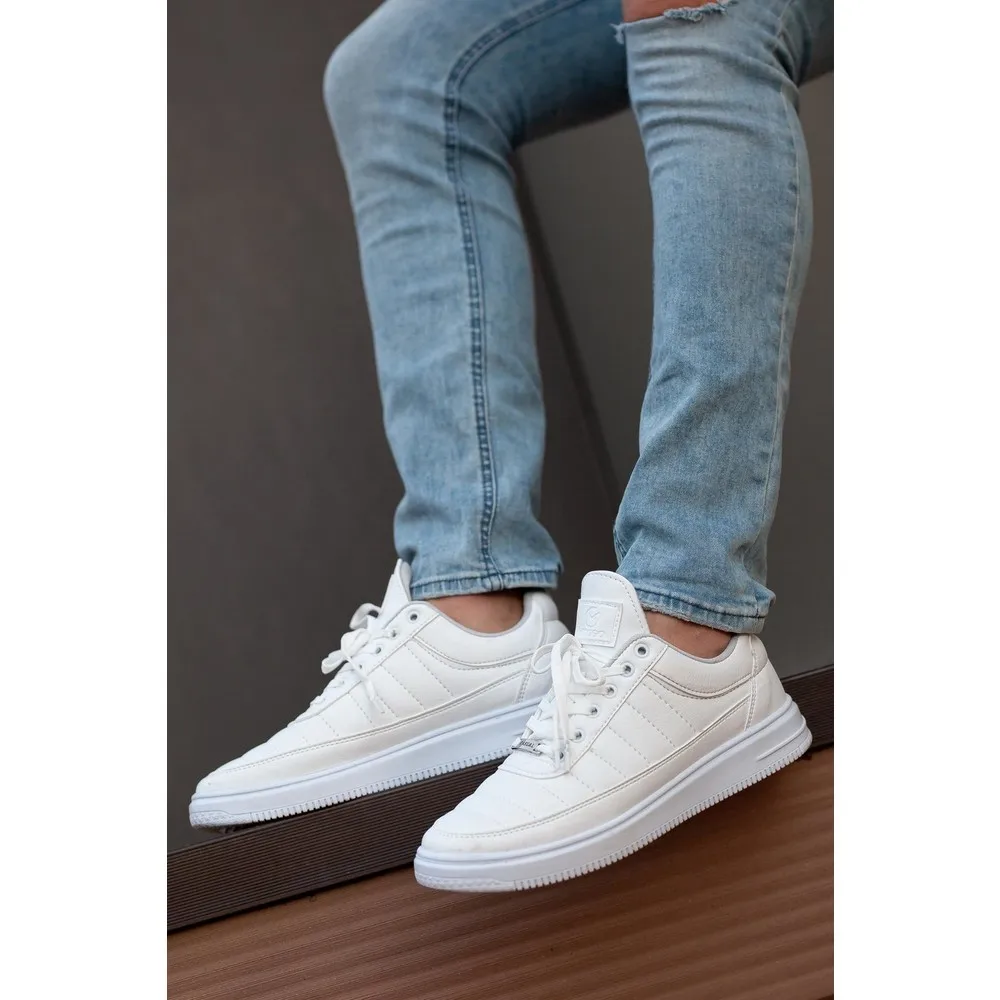 

Men Flat Daily Wear Sport Casual Sneakers White Shoes Black Shoes Luxury Brand Comfortable 4 season Shoes Affordable Price