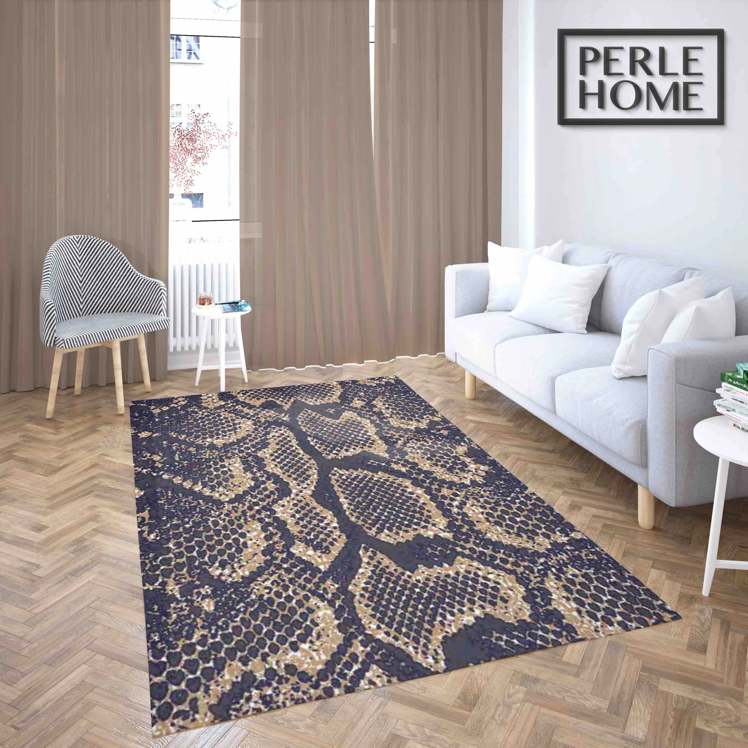 

Противоскользящий ковер Favolli, комнатный декоративный коврик с принтом, напольный декоративный коврик для гостиной, спальни, прикроватного ...