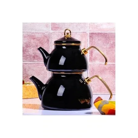 

Black Kettle Set 1teapot Brewing Tea Kitchen Tea Kettle
